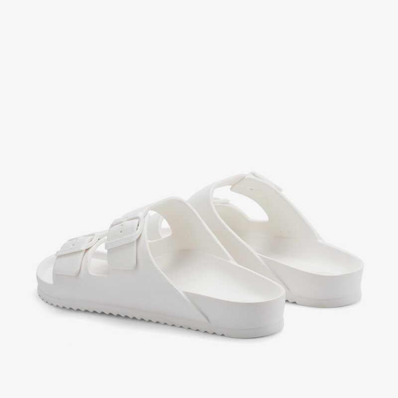 Coqui šľapky Kong white