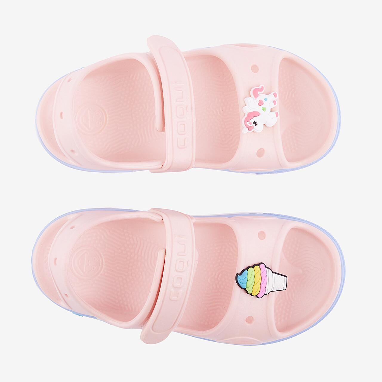 Coqui sandale YOGI candy pink/candy blue