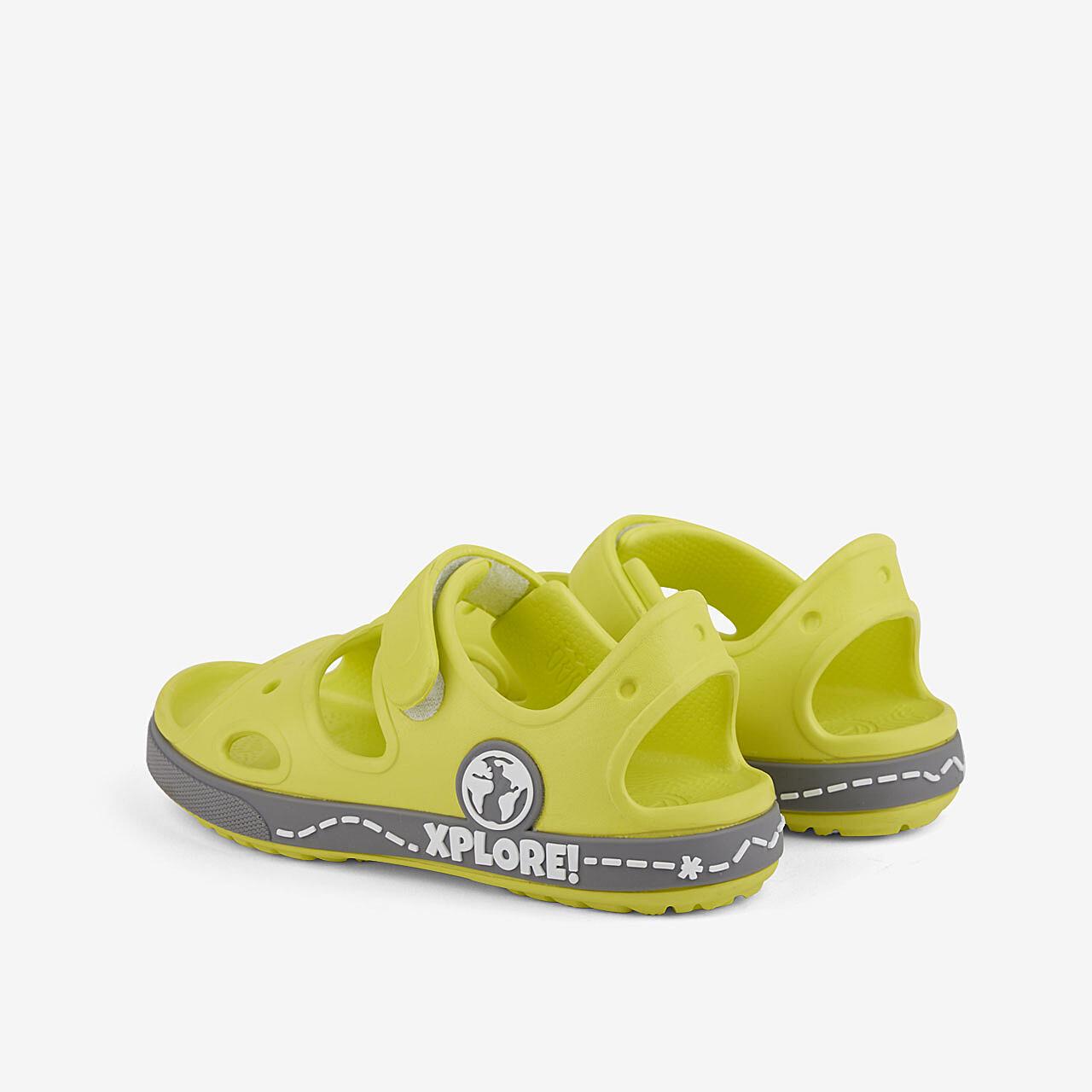 Coqui sandále YOGI citrus/mid grey