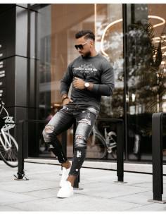 Olavoga mikina EMIL graphite pánska
