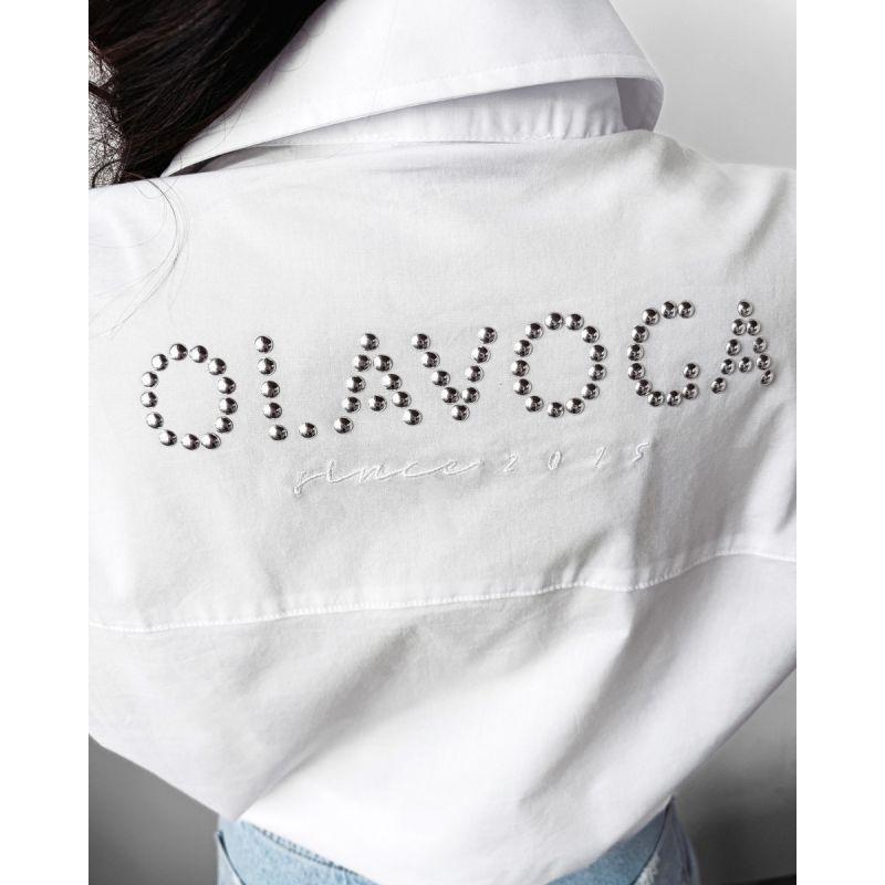 Olavoga košeľa CEMIZA white