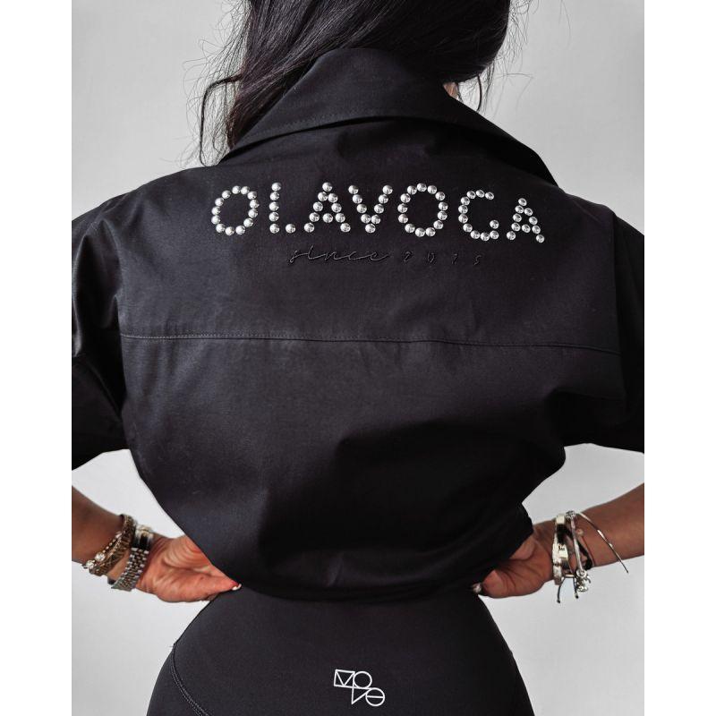 Olavoga košeľa CEMIZA black