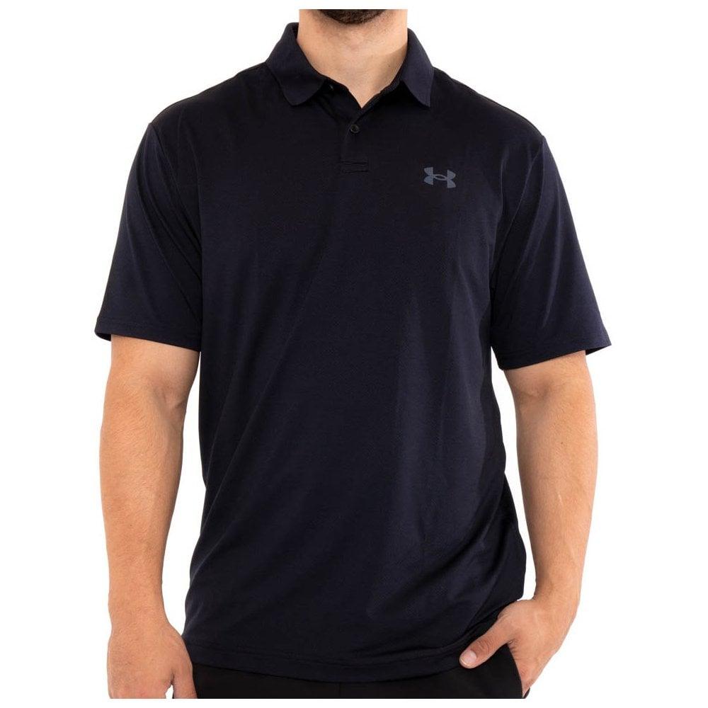 Ua tričko performance polo 2.0 blk