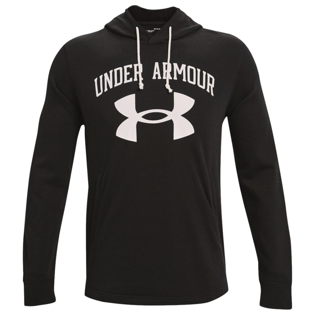 Ua mikina rival terry big logo hd - blk