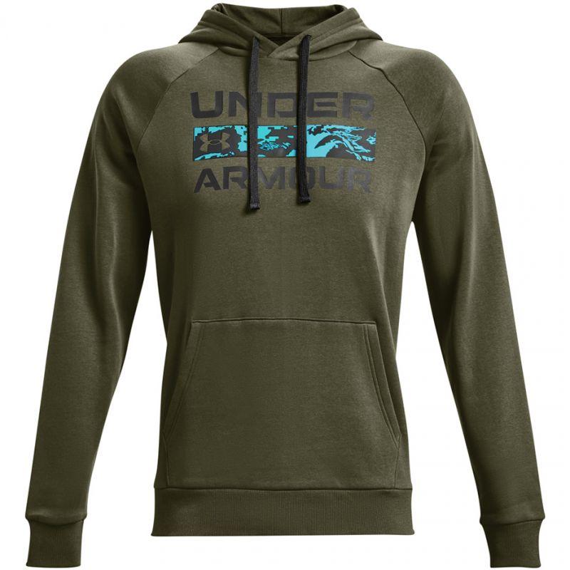 Ua mikina rival flc signature hd -grn