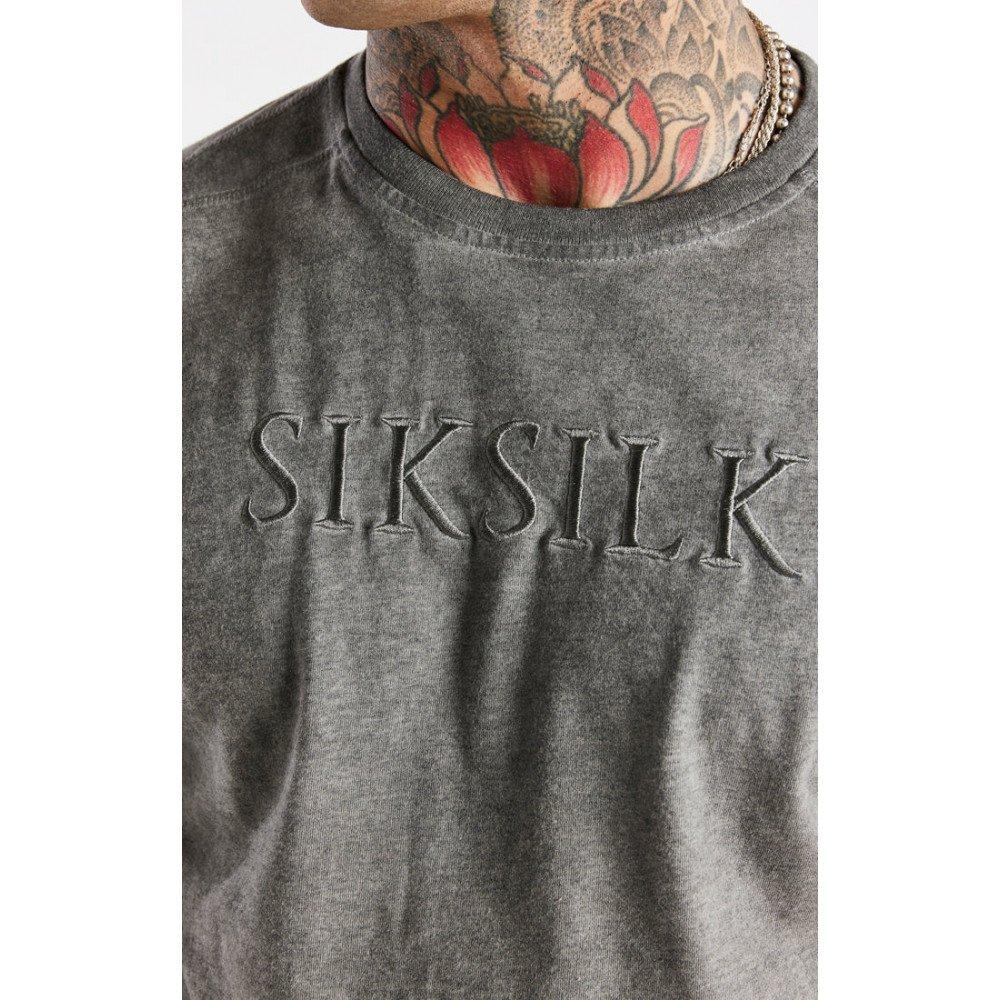 Siksilk tričko STRAIGHT HEM WASHED TEE