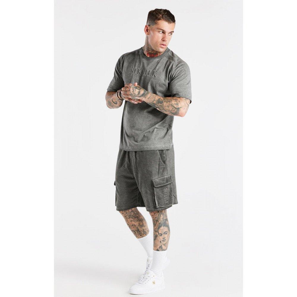 Siksilk tričko STRAIGHT HEM WASHED TEE