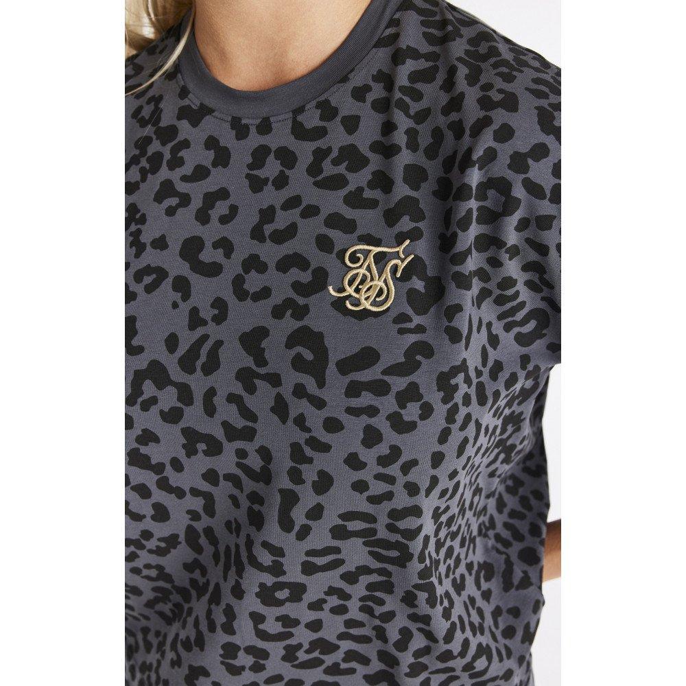 Siksilk tričko TONAL LEOPARD PRINT TEE