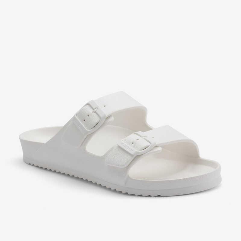 Coqui šľapky Kong white
