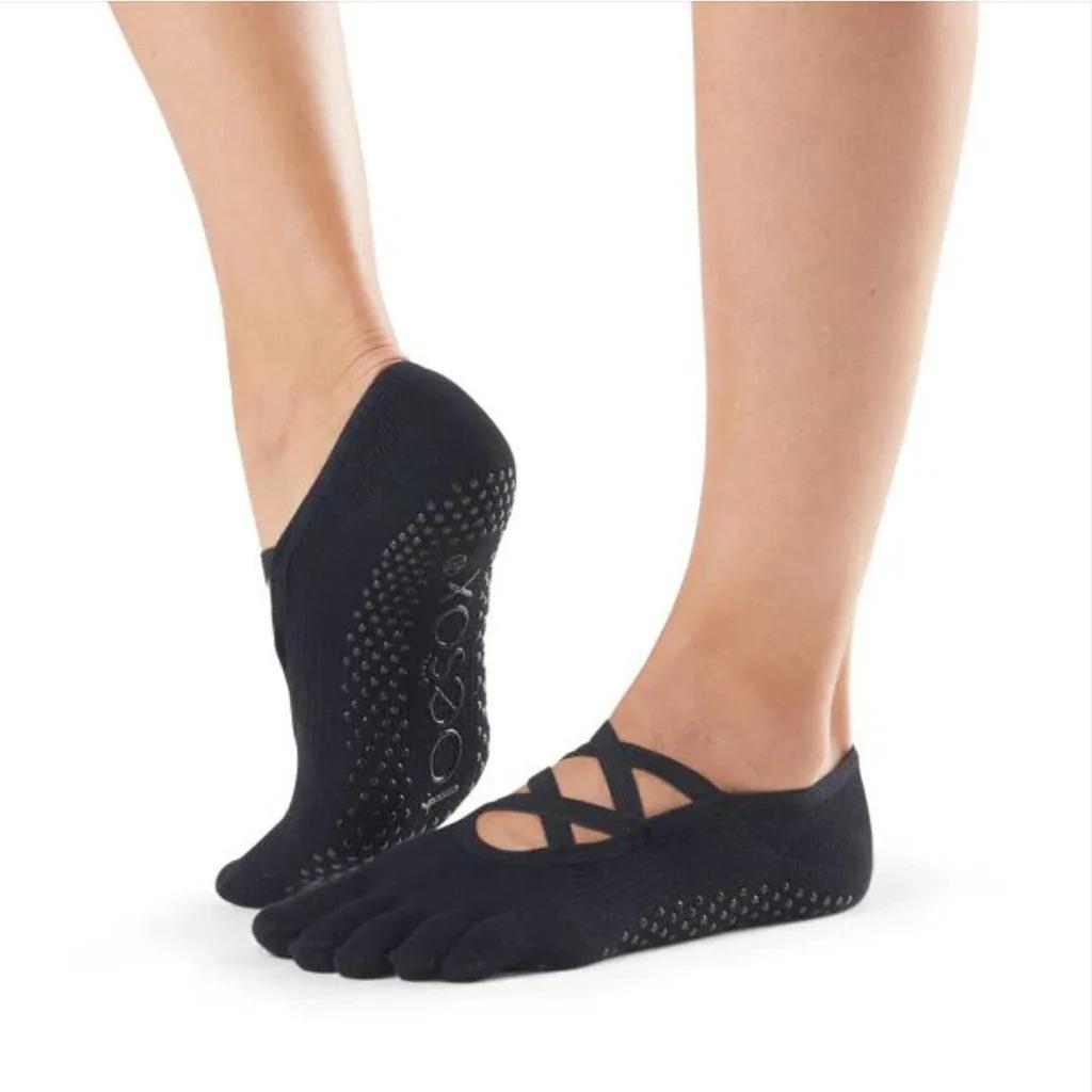 Toesox protišmykové ponožky na jógu elle / full toe / grip