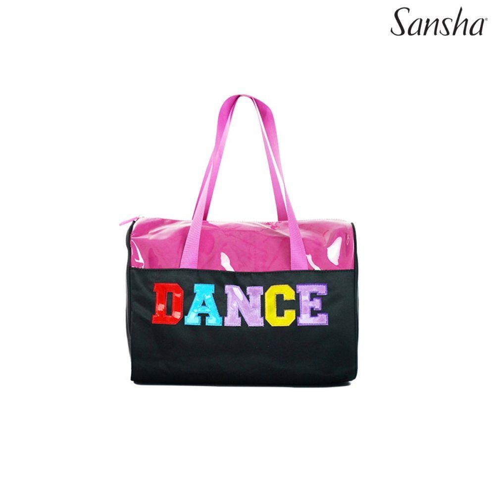 Sansha taška 92BO1003P BLACK-FUCHSIA 34,5 x 19 x 24 cm