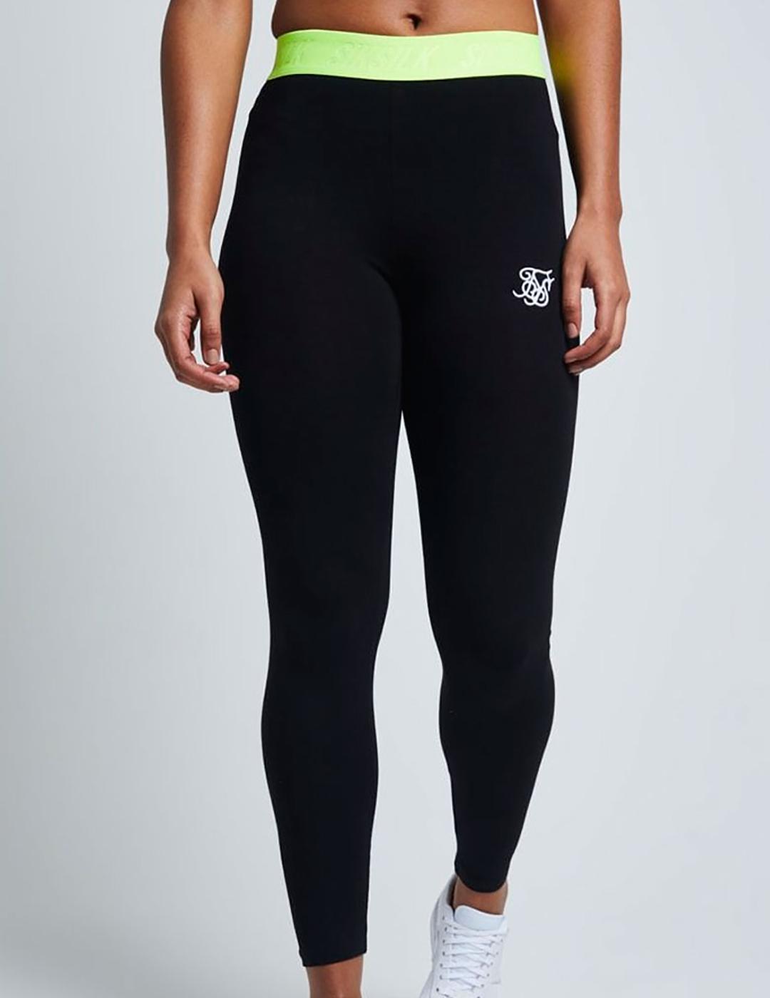 Siksilk legíny NEON TAPE LEGGINS blk