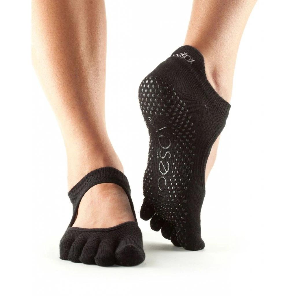 Toesox protišmykové ponožky na jogu bellarina / full toe / grip