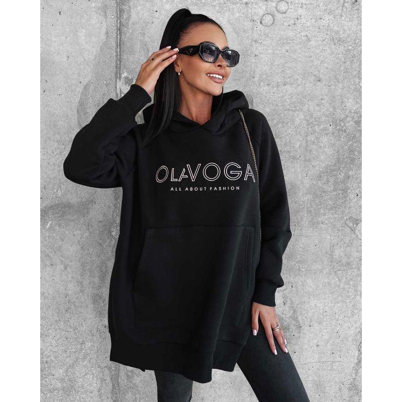 Olavoga mikina PRETA black dámska