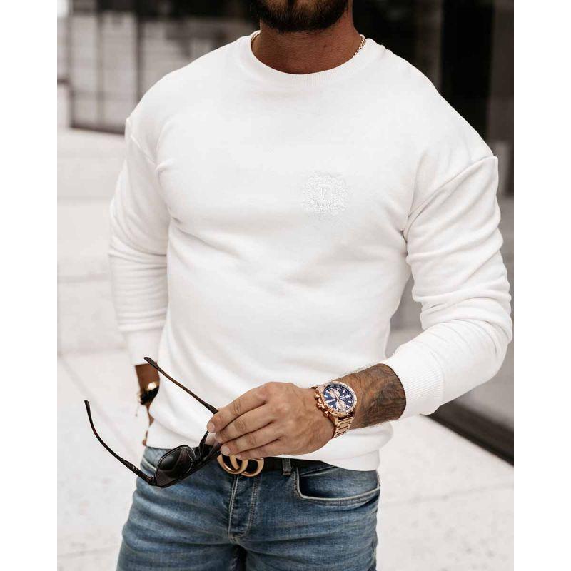 Olavoga mikina GOZO ecru pánska