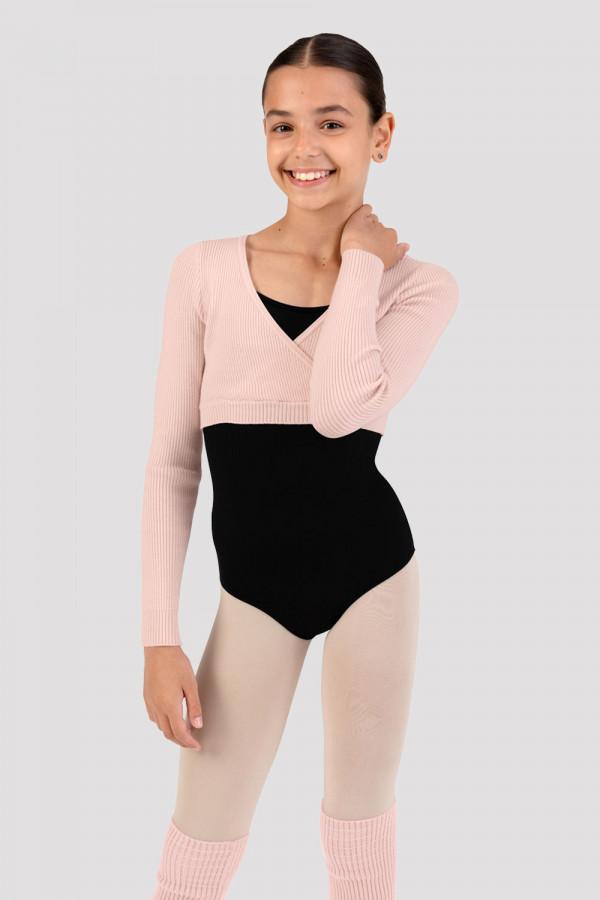 Wrap top Bloch dievčenský light pink