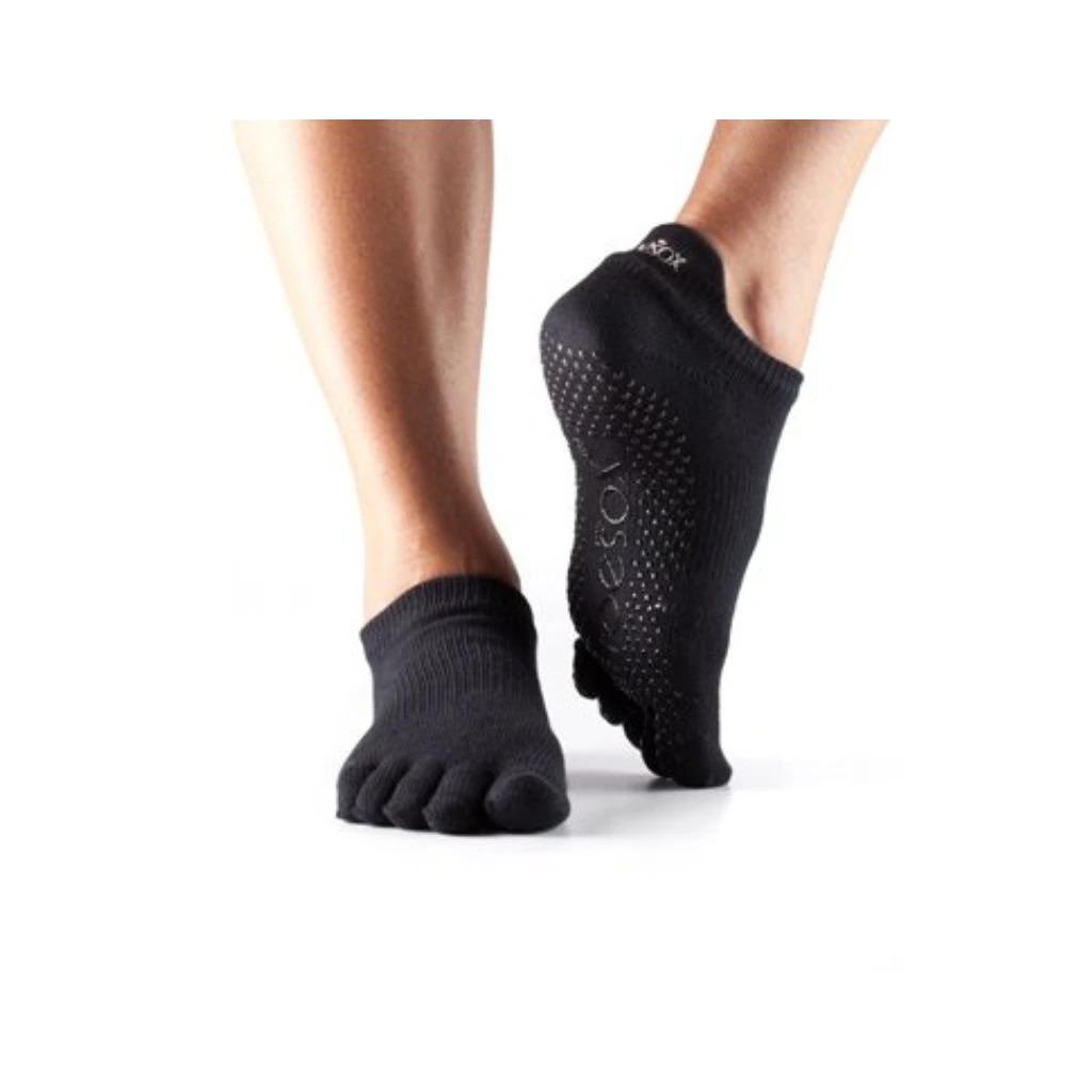 Toesox protišmykové ponožky na jogu low rise / full toe / grip
