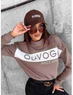 Olavoga mikina KAILEE latte dámska