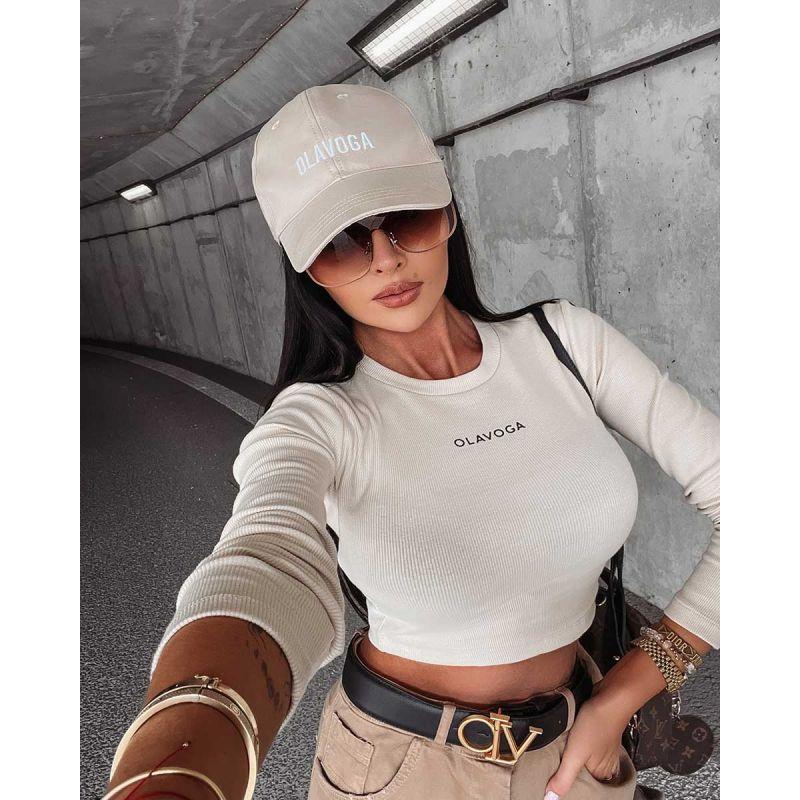 Olavoga tričko dlr dámske beige