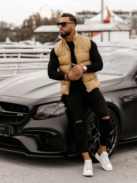 Olavoga vesta DILL beige pánska
