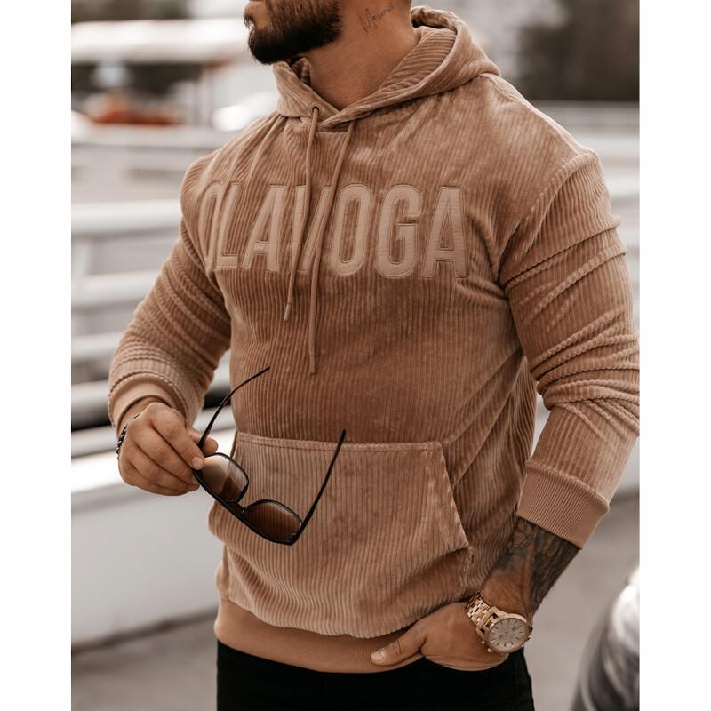 Olavoga mikina ONYX beige pánska