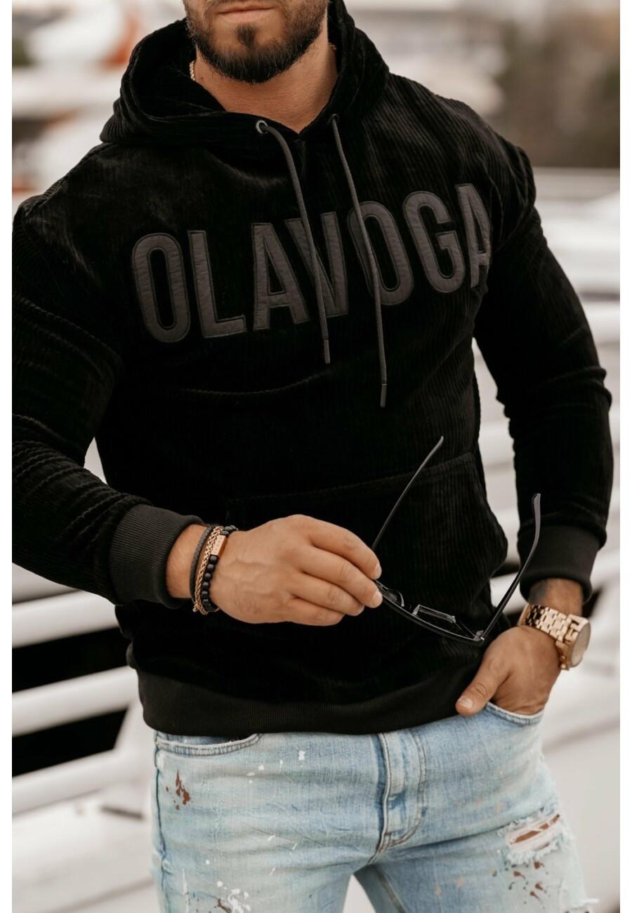 Olavoga mikina ONYX black pánska