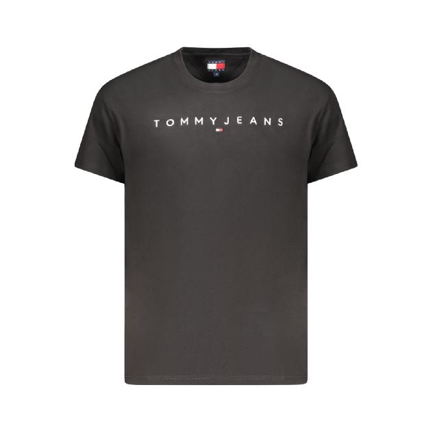 Tommy hilfiger pánske tričko TJM REG linear logo tee ext black