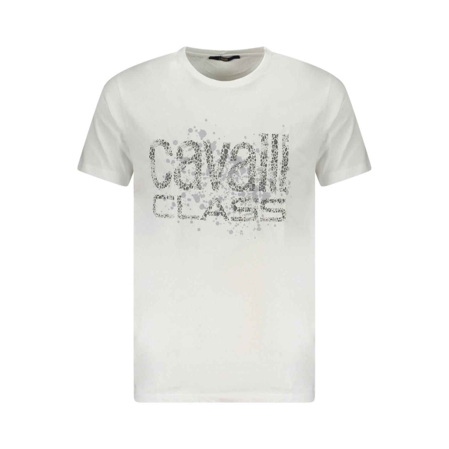 Cavalli class pánske tričko biele